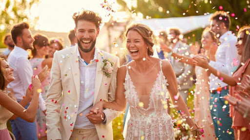 couple getting married